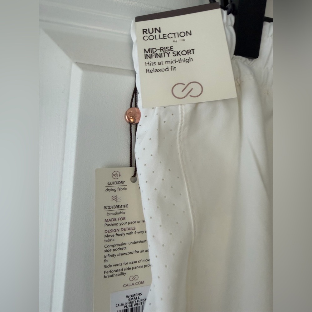 CALIA MID-RISE INFINITY SKORT SIZE SMALL NWT - Picture 6 of 7